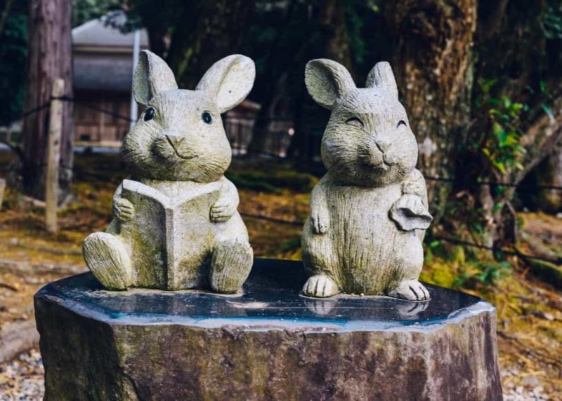 tượng thỏ đền izumo tượng thỏ đền izumo